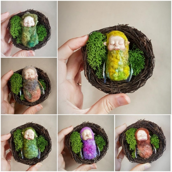 Silk Cocoon Faerie Babies