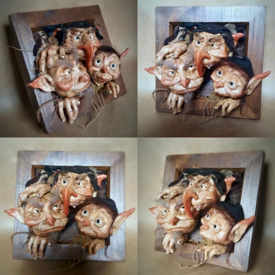 Small Goblin Frame Wall Hanging