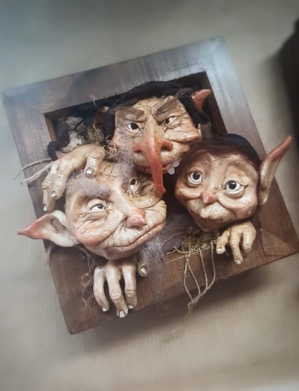Small Goblin Frame Wall Hanging