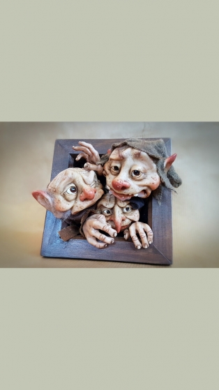 Small Goblin Frame Wall Hanging