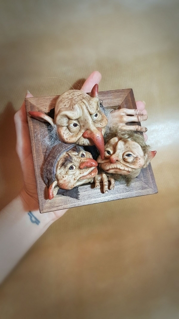 Small Goblin Frame Wall Hanging