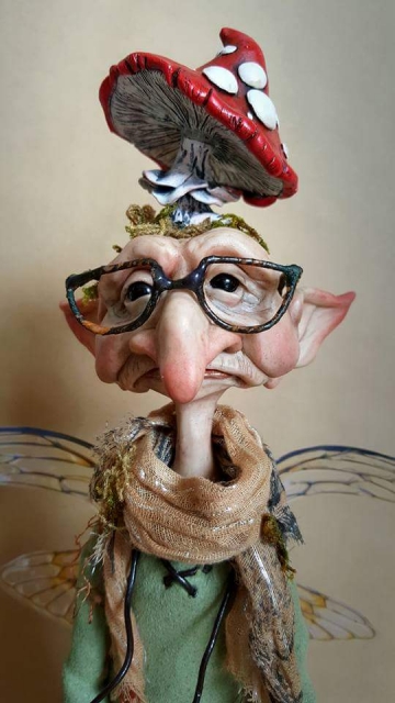 Mushroom Collector Faerie 