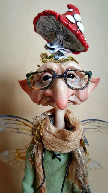 Mushroom Collector Faerie