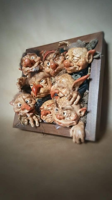 Large Goblin Frame Wall Hanging
