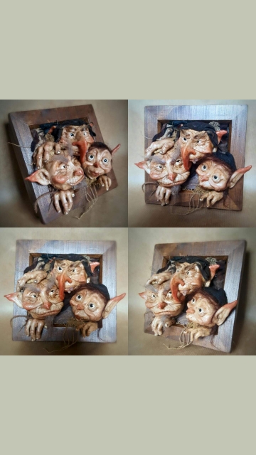 Small Goblin Frame Wall Hanging