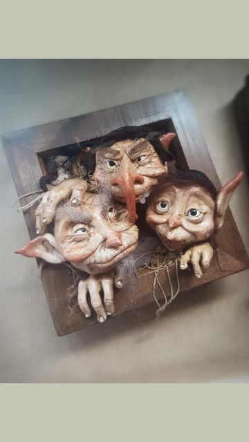 Small Goblin Frame Wall Hanging