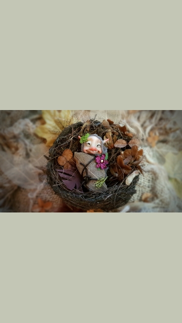 SOLD - Troll Fae Baby