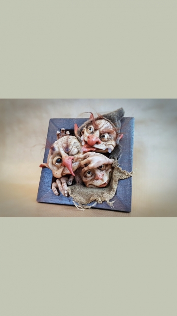 Small Goblin Frame Wall Hanging