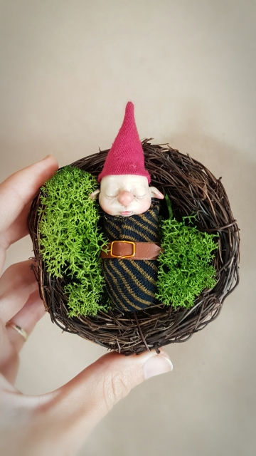 SOLD Gnome Baby