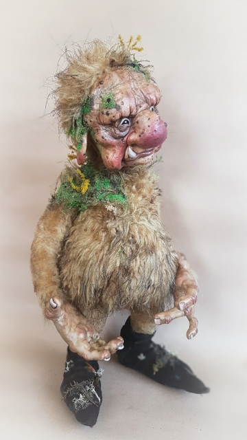 SOLD Large Mossy Troll 'Bert'