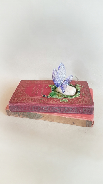 'Faerie Bottom Book' Sculpture 