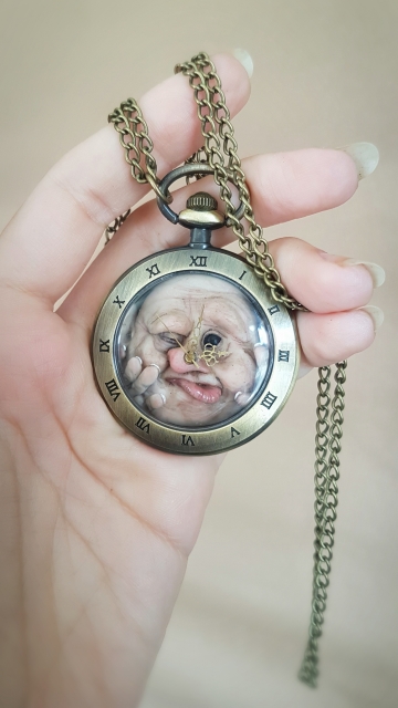 SOLD 'Squashed Fae Necklace' 2