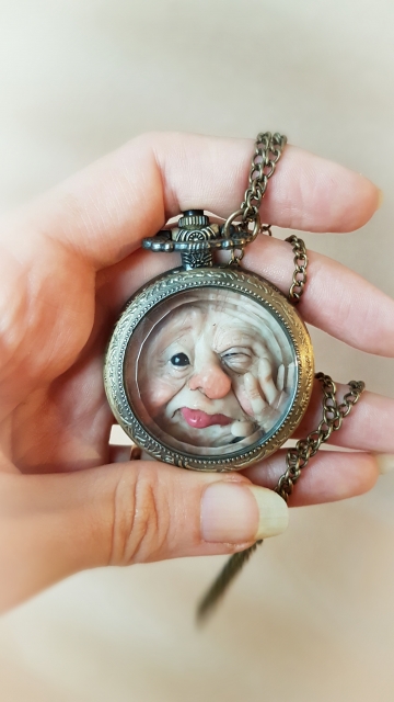 SOLD 'Squashed Fae Necklace' 8