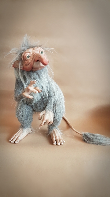 SOLD Cosclay Troll - 'Fumbledew'