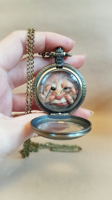 SOLD 'Squashed Fae Necklace' 12