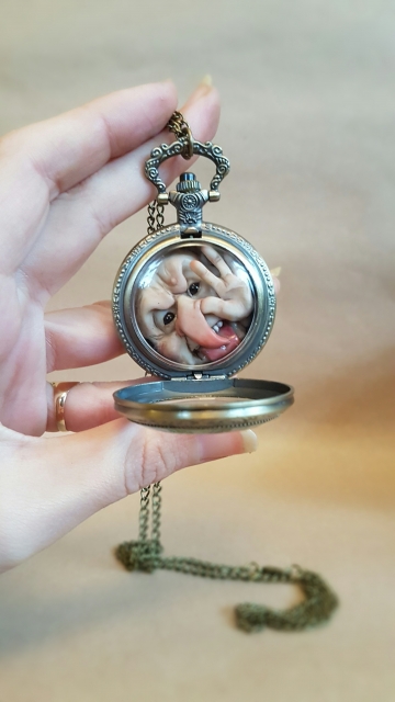 SOLD 'Squashed Fae Necklace' 10