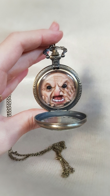 SOLD 'Squashed Fae Necklace' 14