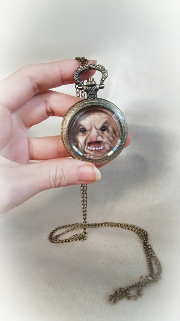 SOLD 'Squashed Fae Necklace' 14