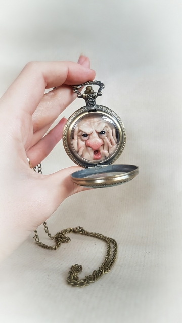 SOLD 'Squashed Fae Necklace' 16