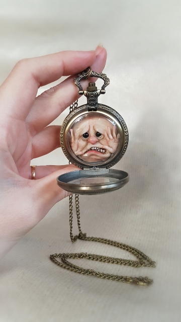 SOLD 'Squashed Fae Necklace' 17