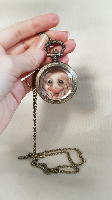 SOLD 'Squashed Fae Necklace' 18