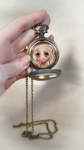 SOLD 'Squashed Fae Necklace' 18